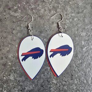 Buffalo Bills Earrings - Charging Buffalo